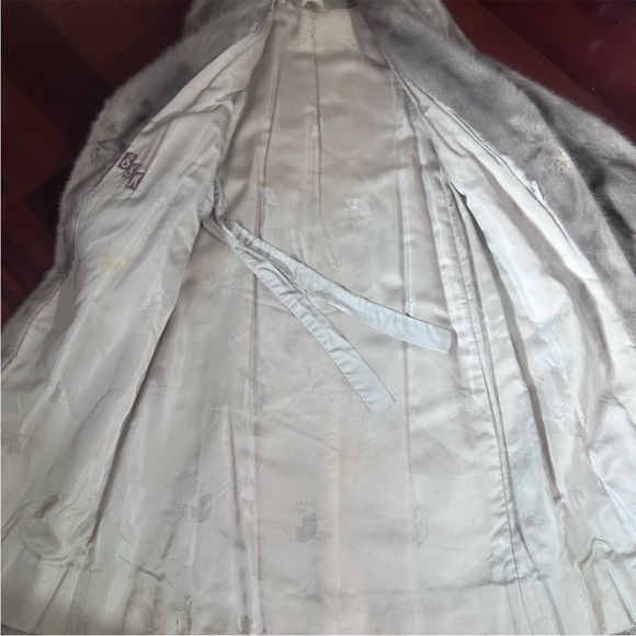 Vintage long gray mink coat sz small - Picture 7 of 11